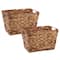 DII® Medium Dark Brown Water Hyacinth Baskets, 2ct.